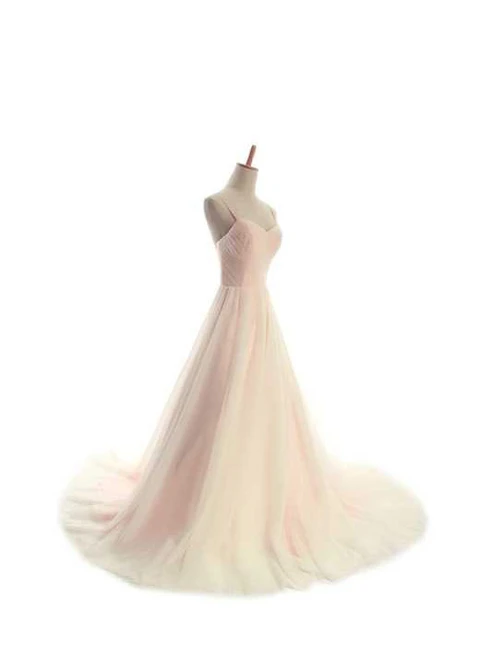 Tulle Wedding Dress Ball-gown/princess Sweetheart Court Train With Pleated