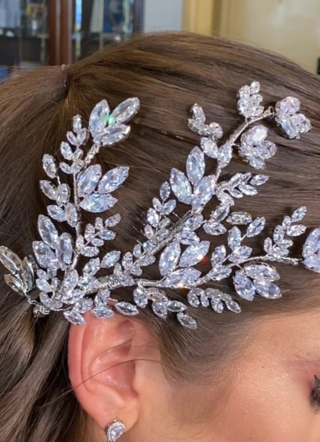 Bridal Zircon Hair Comb