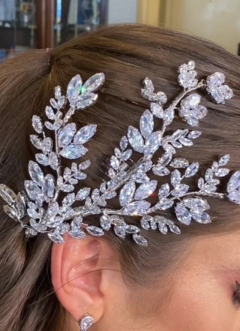 Bridal Zircon Hair Comb