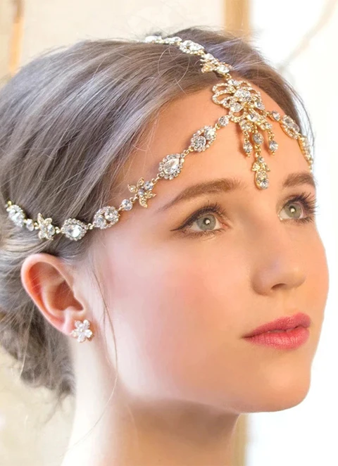 Zircon Headband Forehead Chain