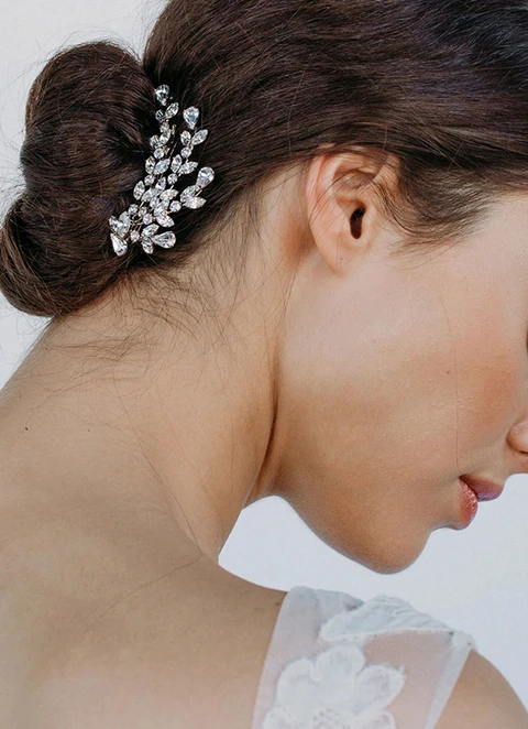 Bridal Zircon Hair Clip