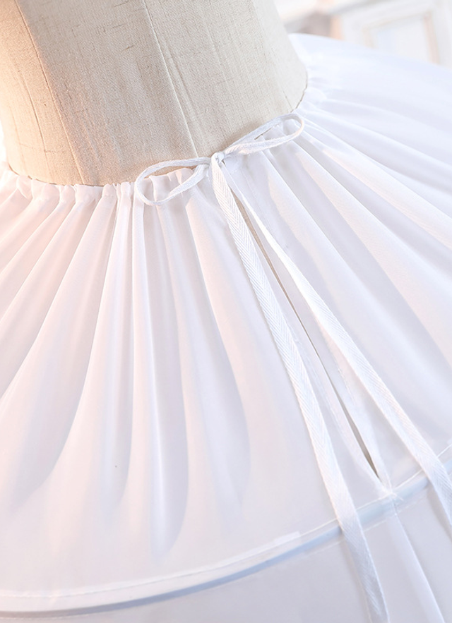 Tulle Netting Floor-length 1 Tier Petticoats